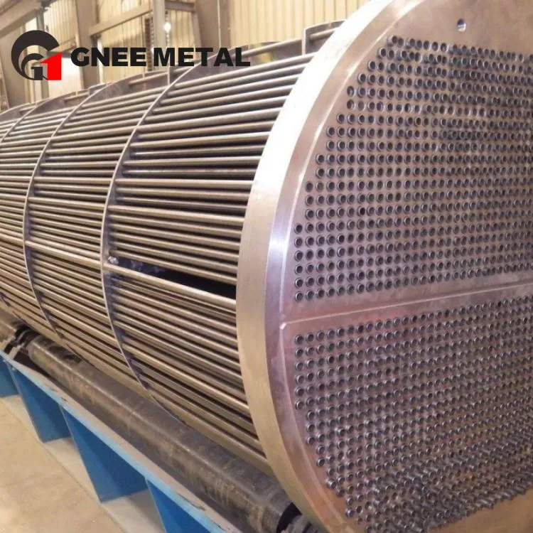 Tubo trocador de calor de cobre e níquel (C70600/C71500)