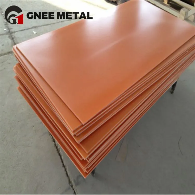 Chapas de cobre planas C86200