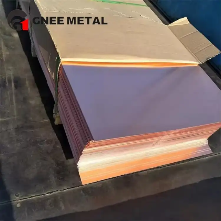Folhas de cobre H96 de alta resistência