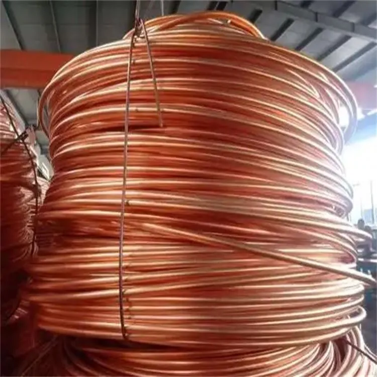 Bobina de tubo de cobre de refrigeração para tubo de aquecimento de água